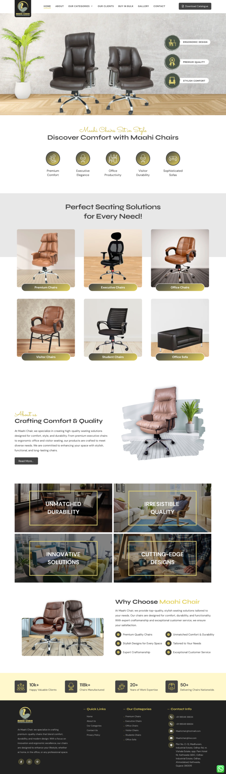 Maahi chair Full UI